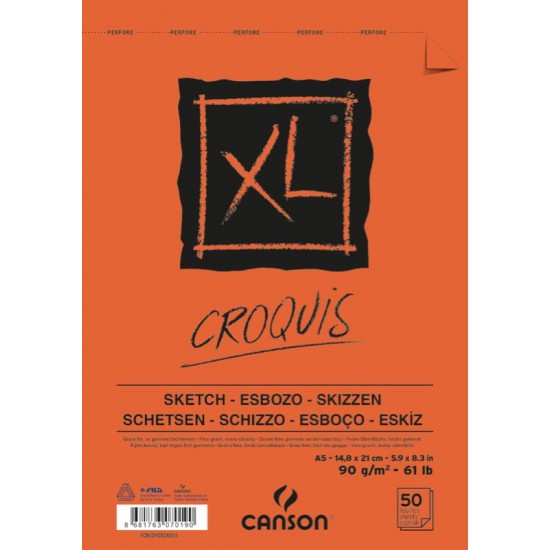 CANSON FCNS09050A5US XL ESKİZ BLOK 90GR 50YP