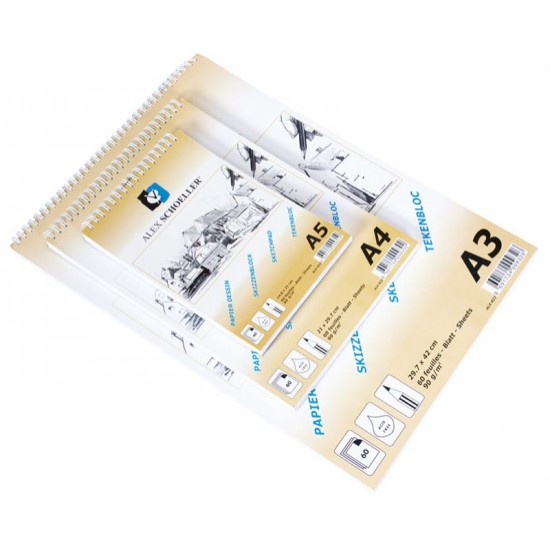 ALEX ALX-821 SPR ESKİZ BLOK 60GR A5 DİK