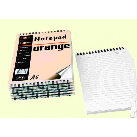 LİZ PR07 BLOKNOT SPİRALLİ A5 40YP ÇİZGİLİ