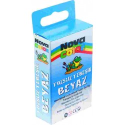 NOVA COLOR NC-4110 TEBEŞİR 10LU BEYAZ
