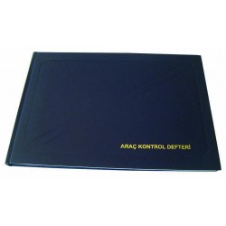 DİLMAN ARAÇ KONTROL DEFTERİ 96YP
