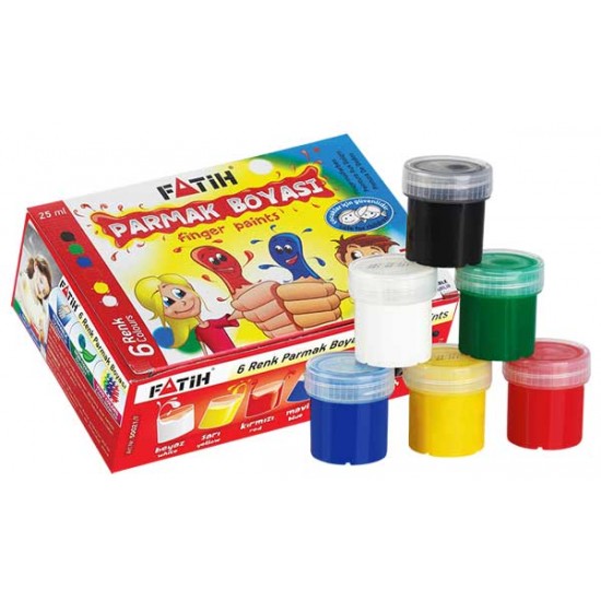 FATİH 50021 PARMAK BOYASI 6 RENK