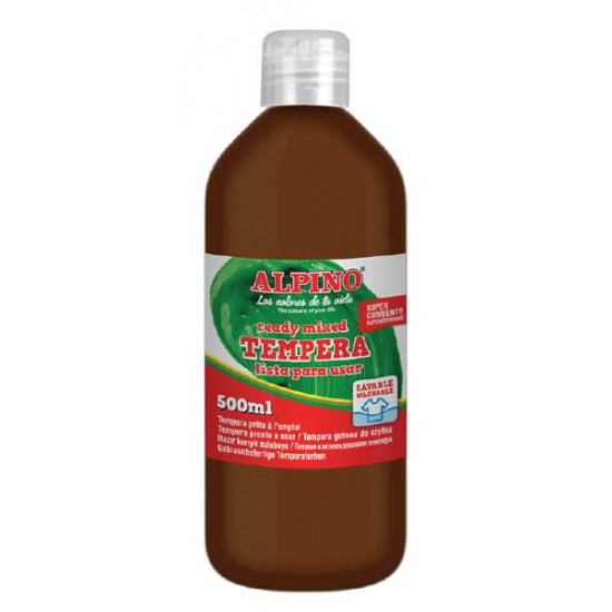 ALPİNO DM-177 TEMPERA SULUBOYA 500ML KAHVE