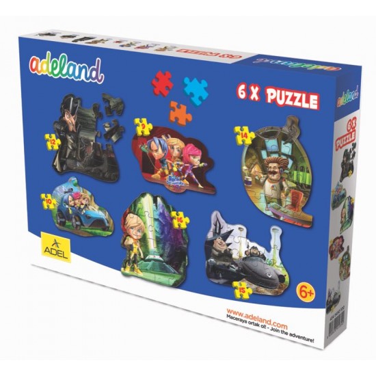 ADELAND 6 IN 1 PUZZLE 450100