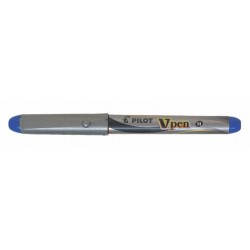 PILOT SVP-4M-L V-PEN SİLVER DOLMAKALEM MAVİ