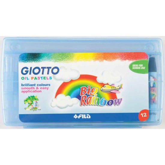 GIOTTO 295100 YAĞLI PASTEL BOYA 12 RENK