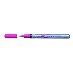PENTEL MSP60-ZP ARTS KONTÜR MARKÖRÜ PEMBE/GÜMÜŞ