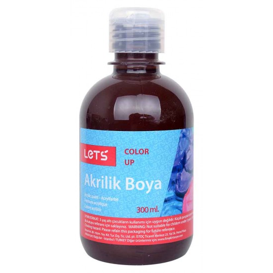 LETS L5238 AKRİLİK BOYA 300ML KAHVE