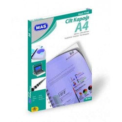 MAS 7740 CİLT KAPAĞI PP A4 100LÜ TURUNCU
