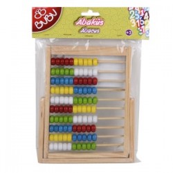 BU-BU AA0004 AHŞAP ABAKUS DESENLİ