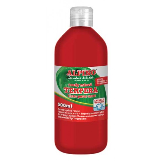 ALPİNO DM-030174 TEMPERA BOYA 500ML KIRMIZI