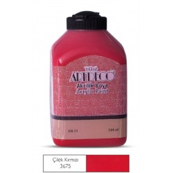 ARTDECO 070L-3675 AKRİLİK BOYA 500ML ÇİLEK KIRMIZI
