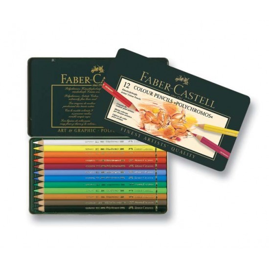 FABER POLYCHROMOS BOYA KALEMİ 12 RENK 110012