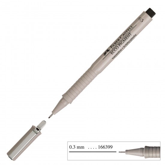 FABER ECCO PİGMENT ÇİZİM KALEMİ 0.3MM 166399