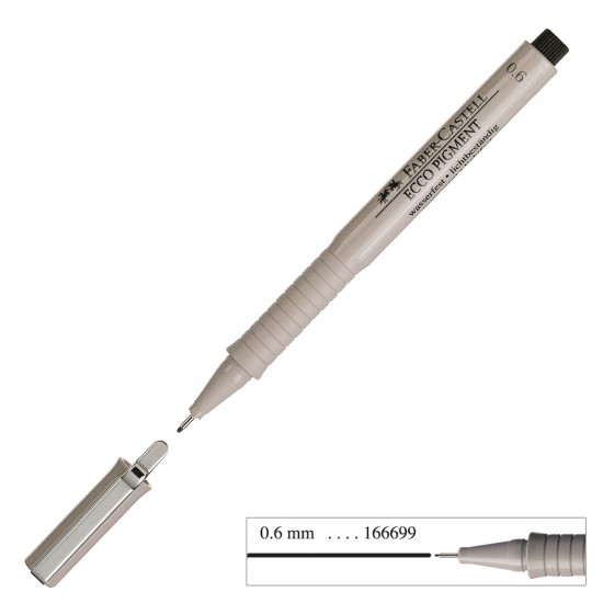 FABER ECCO PİGMENT ÇİZİM KALEMİ 0.6MM 166699