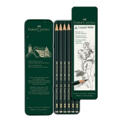 FABER DERECELİ KALEM 9000 6LI 119063
