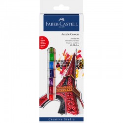 FABER AKRİLİK BOYA 12 RENK 12ML TÜP 169501