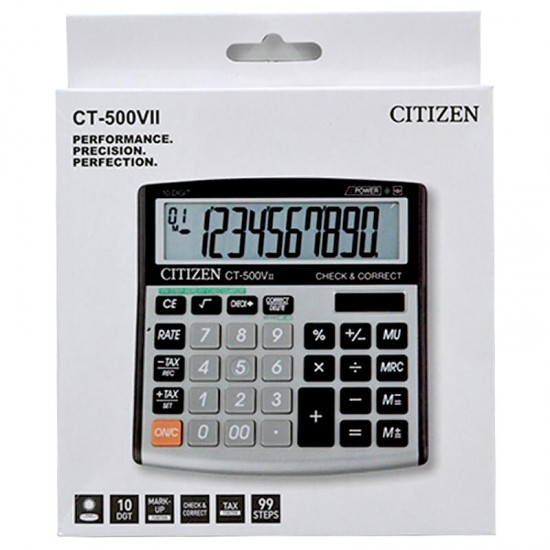 CİTİZEN CT-500VII İŞLEM HAFIZALI HESAP MAKİNASI 500000