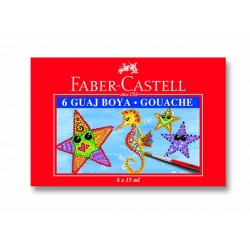 FABER GUAJ BOYA 6 RENK ŞİŞE 160400