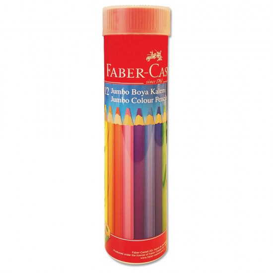 FABER BOYA KALEMİ 12R.ÜÇGEN JUMBO TÜP 116615