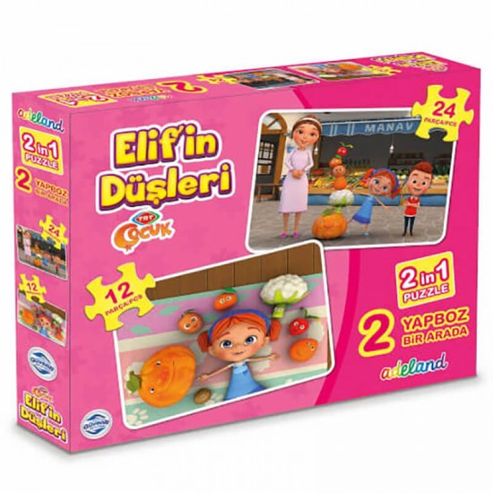 ADEL ELİFİN DÜŞLERİ 2IN1 PUZZLE