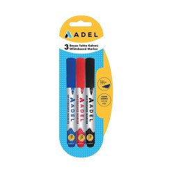 ADEL BEYAZ TAHTA KALEMİ 3LÜ BLS 417401