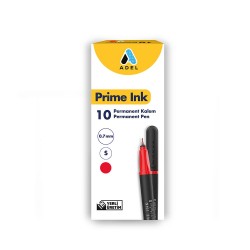 ADEL PRİME INK (PERMANENT KALEM) KIRMIZI S 000004