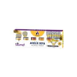 ADEL AKRİLİK BOYA 25X6 METALİK RENKLER 000050