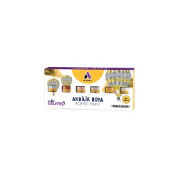 ADEL AKRİLİK BOYA 60X6 METALİK RENKLER 000055