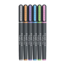 ADEL PRİME INK FİNELİNER 6LI PASTEL 000101