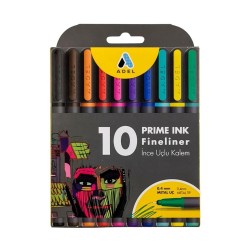 ADEL PRİME INK FİNELİNER 10LU KLASİK 000102