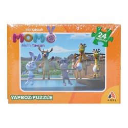 ADEL TRT ÇOCUK TAVŞAN MOMO KUTULU PUZZLE 24 PARÇA 000523