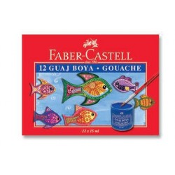FABER GUAJ BOYA 12 RENK ŞİŞE 160401