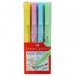 FABER FOSFORLU KALEM 38 PASTEL 4LÜ POŞET 158116