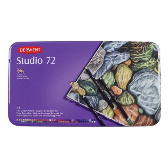 DERWENT 32201 STUDİO  72 Lİ TENEKE KUTU