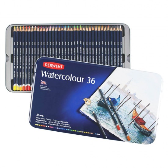 DERWENT 32885 WATERCOLOUR 36LI TENEKE KT