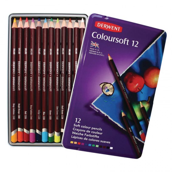 DERWENT 701026 COLOUR SOFT 12 Lİ