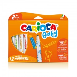 CARİOCA 42814 KEÇELİ KALEM YIKANABİLİR JUMBO BEBEK