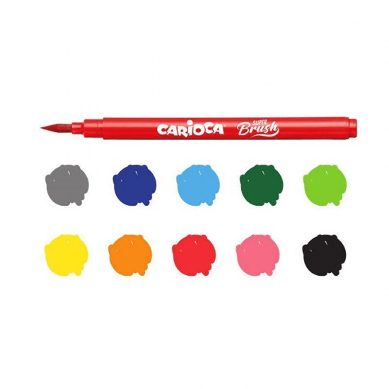 CARİOCA 42968 KEÇELİ KALEM SUPER BRUSH 20Lİ