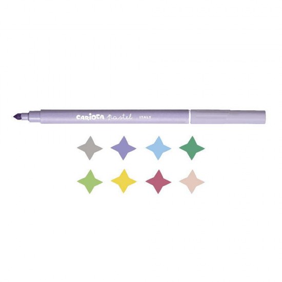 CARİOCA 43032 KEÇELİ KALEM YINANABİLİR PASTEL 8Lİ