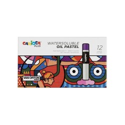 CARİOCA 45214 PLUS WATERSOLUBLE YAĞLI PASTEL 12Lİ