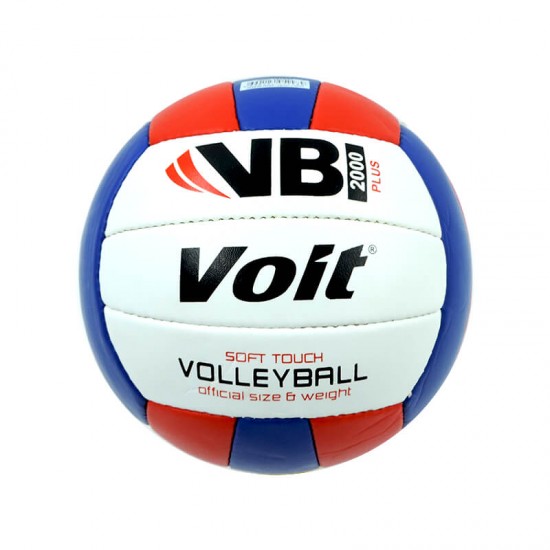 VOIT VB2000PLUS VALEYBOL TOPU N5 BEYAZ MAVİ KIRMIZI