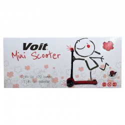 VOİT 218/021 3 TEKER IŞIKLI SCOOTER KIRMIZI