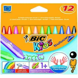 BİC PASTEL BOYA PLASTİDECOR ÜÇGEN 12 RENK 8297733