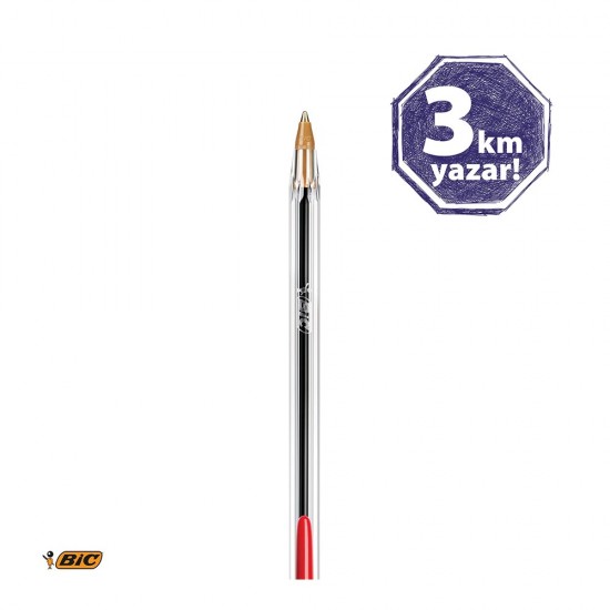 BİC CRİSTAL MEDİUM TÜKENMEZ KAL KIRMIZI 50Lİ 847899/8373612