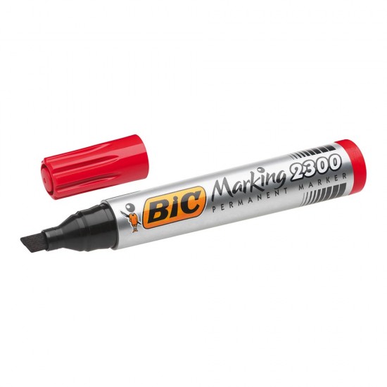 BİC PERMANENT MARKÖR 2300 KESİK UÇ KIRMIZ 8209243
