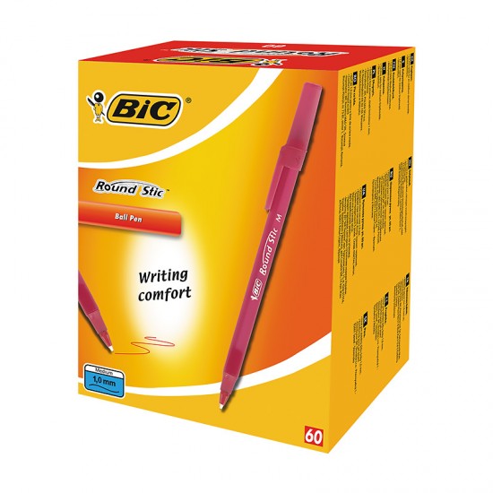 BİC ROUND STİC TÜKENMEZ KAL 1.0 KIRMIZI 921332/962667