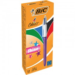 BİC 4 COLOURS SHINE MOR GÖVDE TÜKENMEZ KALEM 951351/982876