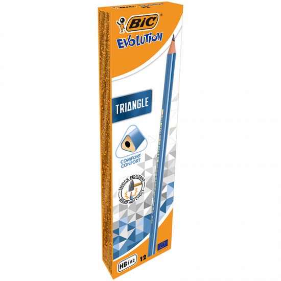 BİC EVOL ÜÇGEN KURŞUN KALEM 12Lİ KT 964845