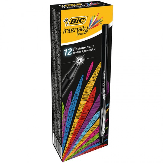 BİC INTENSITY FINE LINER SİYAH 12Lİ KT 942069